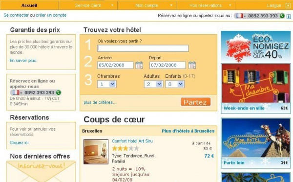 Hotels.com lance sa nouvelle version en France