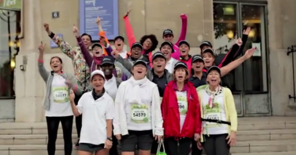 L’équipe féminine Air Europa a participé à la Parisienne 2015 !