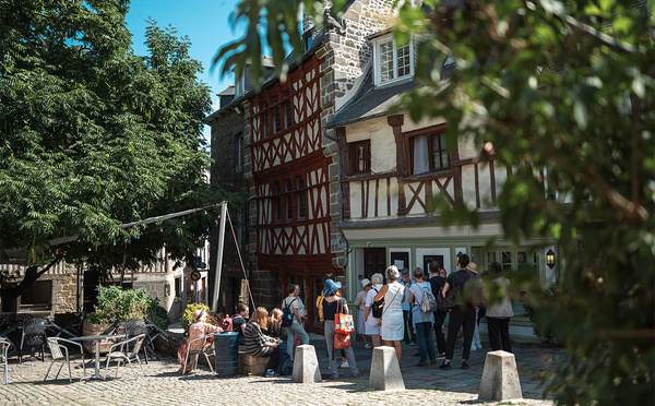 Maison à colombage cœur historique de Saint-Brieuc © OTBSB