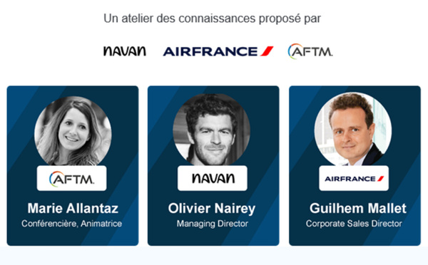 Marie Allantaz a animé un atelier « NDC : Mythe ou réalité : Air France et Navan font le bilan » mardi 5 novembre 2024. @capture d'écran aftm