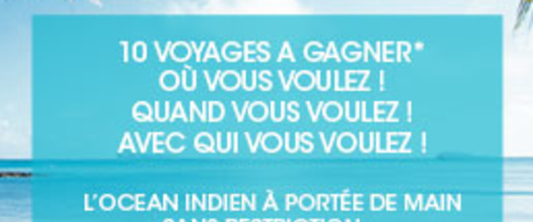 Challenges : Vacances Transat fait gagner des voyages dans l'Océan Indien