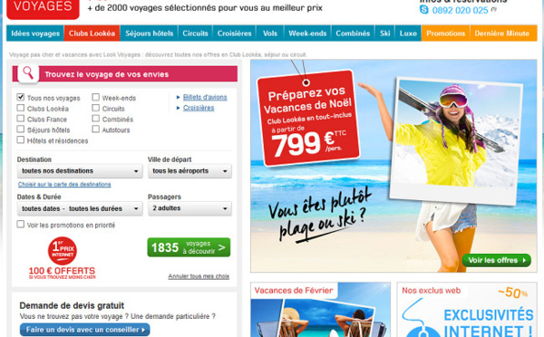 Vacances Transat et Look Voyages ouvrent une partie des ventes été !!