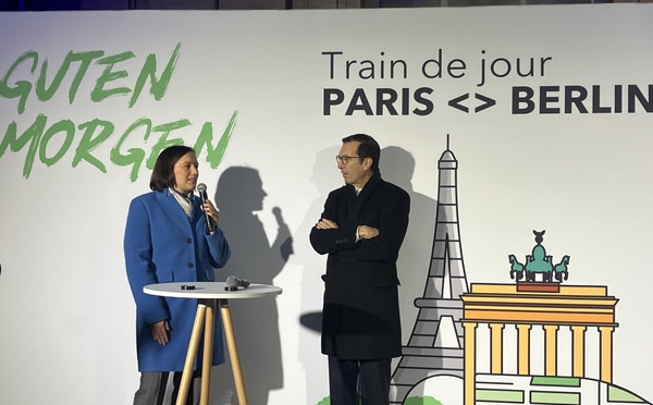 Anja Schöllmann (DB) et Jean-Pierre Farandou (SNCF). @T.Beaurepère 