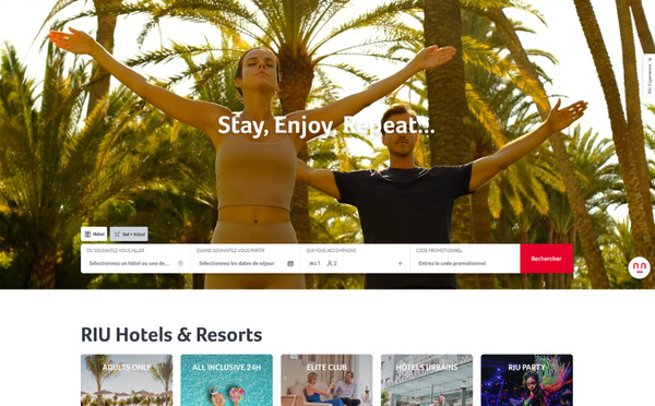 RIU dévoile son nouveau site et son application  - Photo : @RIU