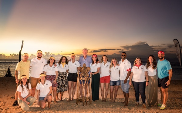 12 agents de voyages accompagnés de Thibault et Jacques, vainqueur et finaliste de Koh Lanta 2024, ont participé à la Beachcomber Aventure, du 5 au 11 février 2025 à l’Île Maurice. @beachcomber/iproduction