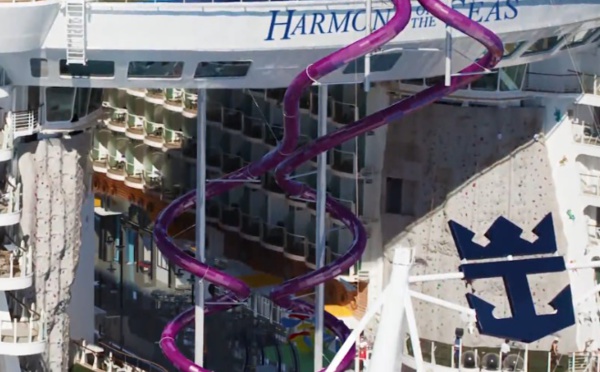 RCI dévoile le méga toboggan de l'Harmony of the Seas