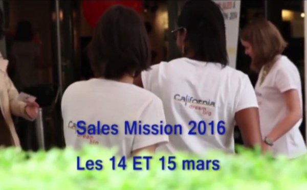 Sales Mission Californie 2016