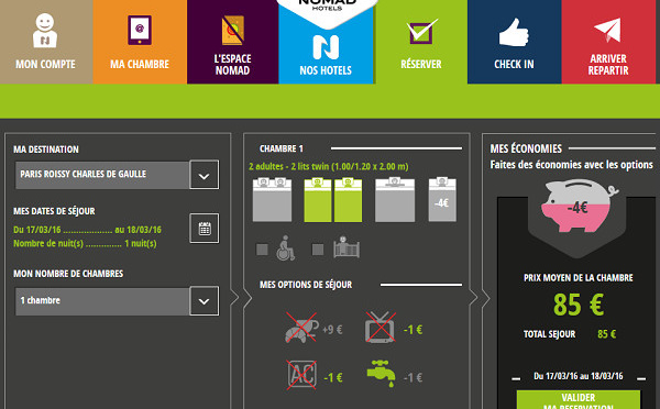 Nomad Hotels propose aux clients des options payantes à prendre ou à laisser