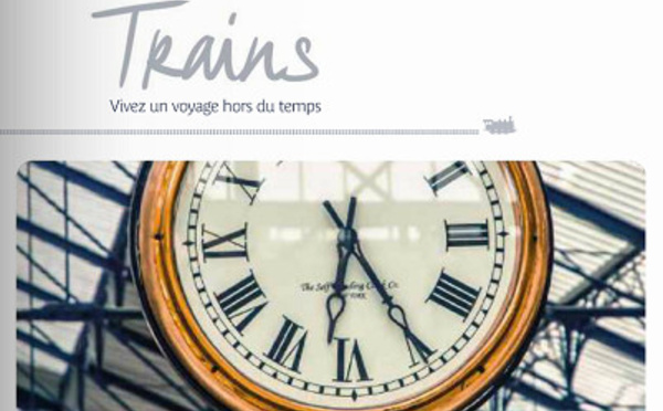 Kuoni sort une brochure dédiée aux voyages en train