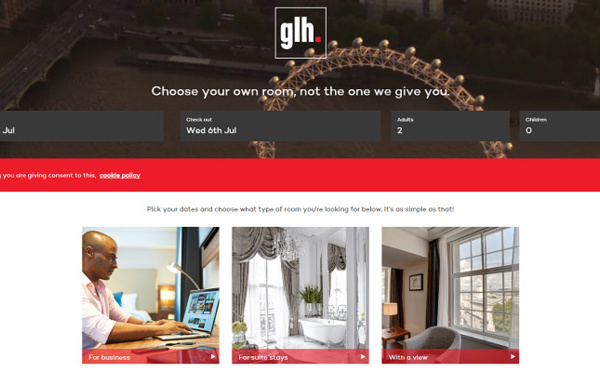 Choose Your Own Room : glh lance un site pour choisir sa chambre d'hôtel