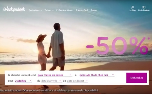 Weekendesk : une première campagne TV pour l'été 2016