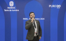 Jihad Chakib, directeur de l'Office National Marocain du Tourisme en France pendant sa présentation au Pavillon Dauphine (©PB)